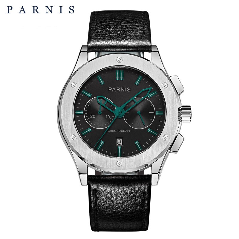 Parnis chronograph watch hotsell